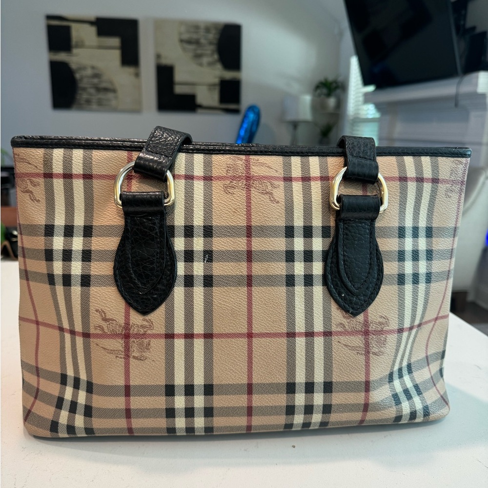 Vintage Burberry Canvas Tote 2007
